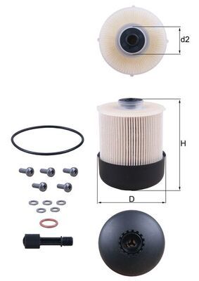 KNECHT KX 338/28D Fuel Filter