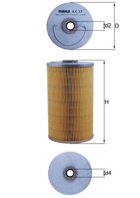 KNECHT KX 37 Fuel Filter