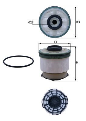 KNECHT KX 385D Fuel Filter