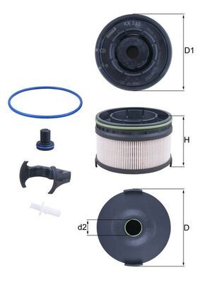 KNECHT KX 533KIT Fuel Filter