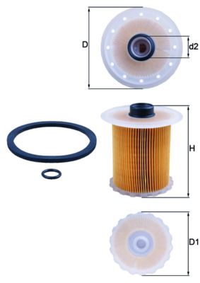 KNECHT KX 81D Fuel Filter