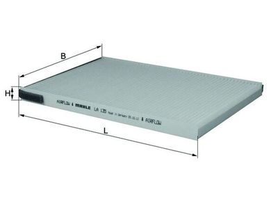 Filter, cabin air KNECHT LA 135
