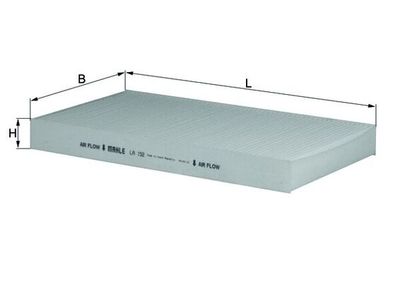 Filter, cabin air KNECHT LA 152