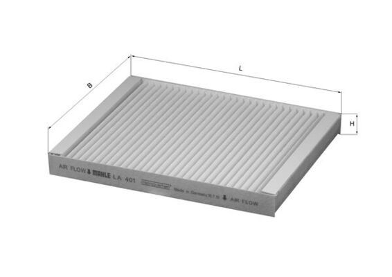 KNECHT LA 401 Filter, cabin air