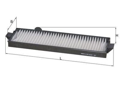 Filter, cabin air KNECHT LA 506