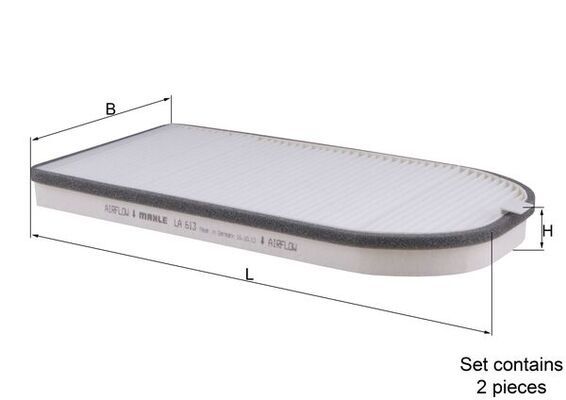 KNECHT LA 613/S Filter, cabin air