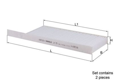 Filter, cabin air KNECHT LA 751/S