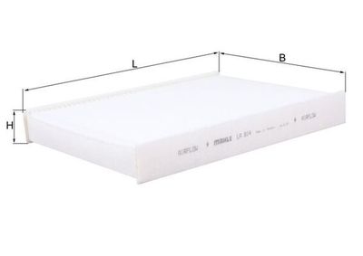 Filter, cabin air KNECHT LA 814