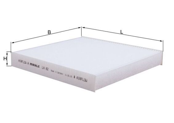 KNECHT LA 82 Filter, cabin air