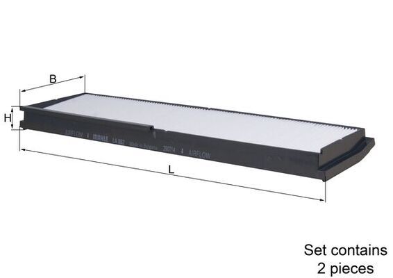 KNECHT LA 862/S Filter, cabin air