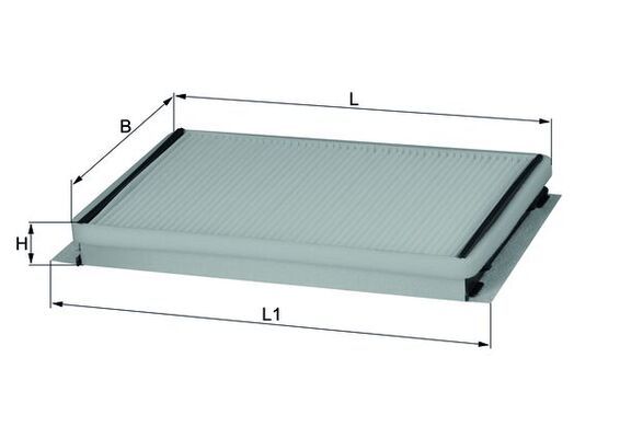 KNECHT LA 9 Filter, cabin air