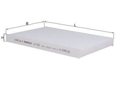 Filter, cabin air KNECHT LA 910