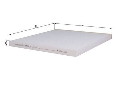 Filter, cabin air KNECHT LA 931