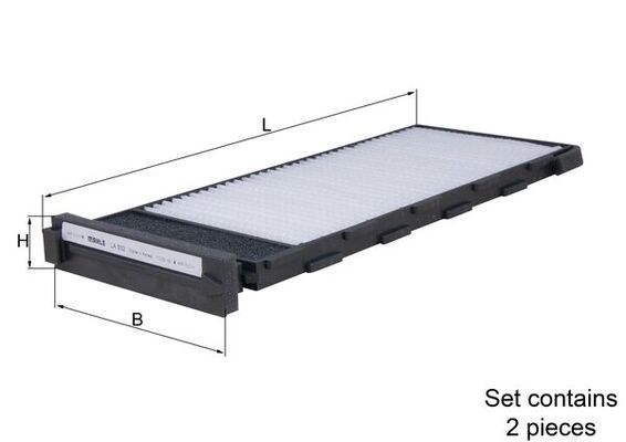 KNECHT LA 932/S Filter, cabin air