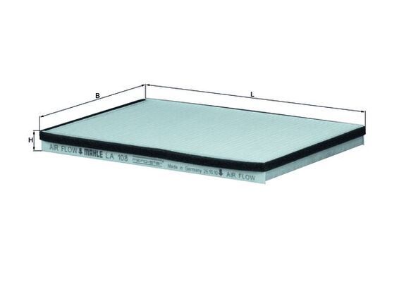 KNECHT LA 108 Filter, cabin air