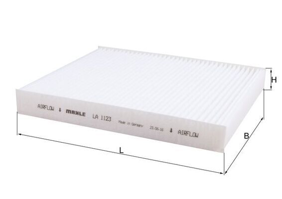 KNECHT LA 1123 Filter, cabin air
