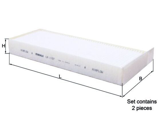 KNECHT LA 1157/S Filter, cabin air