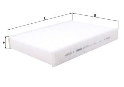 Filter, cabin air KNECHT LA 1173