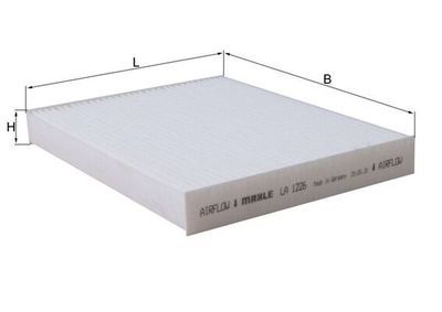 Filter, cabin air KNECHT LA 1226