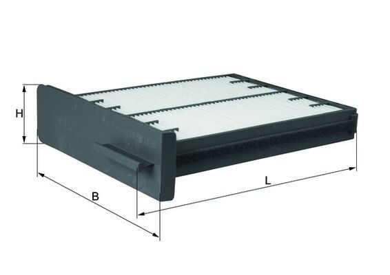 KNECHT LA 125 Filter, cabin air
