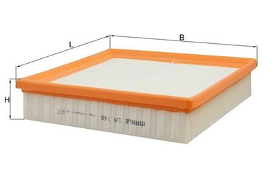 Filter, cabin air KNECHT LA 148
