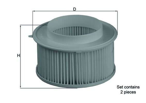 KNECHT LA 15/S Filter, cabin air
