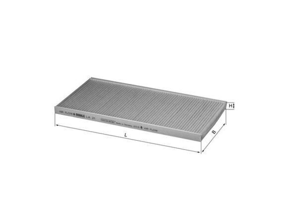 KNECHT LA 21 Filter, cabin air