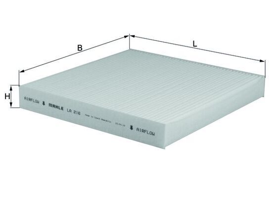 KNECHT LA 216 Filter, cabin air