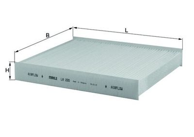 Filter, cabin air KNECHT LA 220
