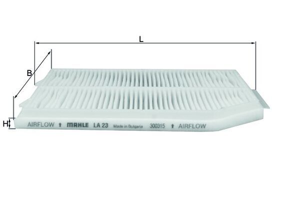 KNECHT LA 23 Filter, cabin air