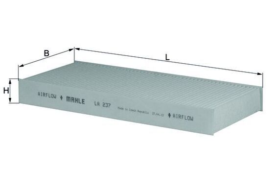 KNECHT LA 237 Filter, cabin air