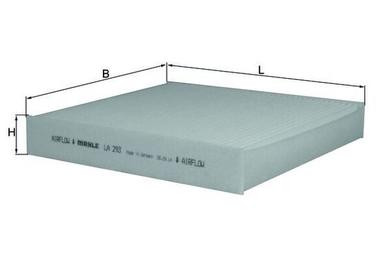 KNECHT LA 293 Filter, cabin air