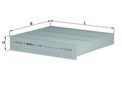 Filter, cabin air KNECHT LA 297
