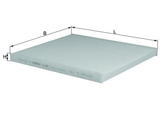 KNECHT LA 301 Filter, cabin air