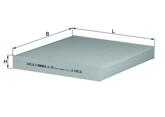 KNECHT LA 343 Filter, cabin air