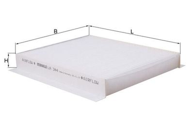 Filter, cabin air KNECHT LA 344