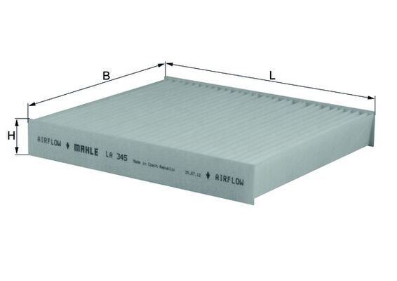 KNECHT LA 345 Filter, cabin air