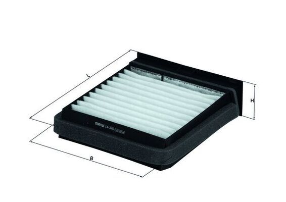 KNECHT LA 376 Filter, cabin air