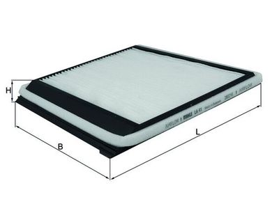 Filter, cabin air KNECHT LA 41