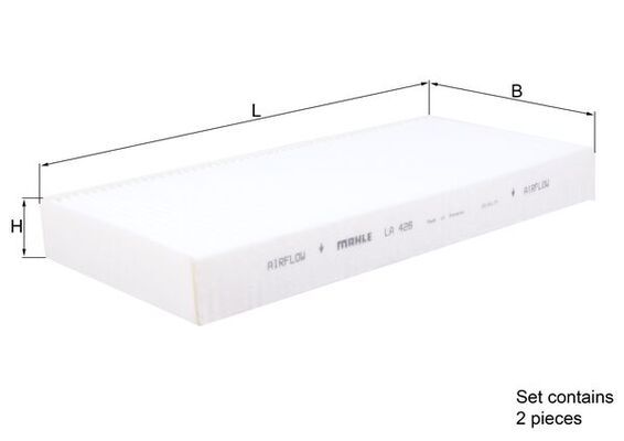 KNECHT LA 426/S Filter, cabin air