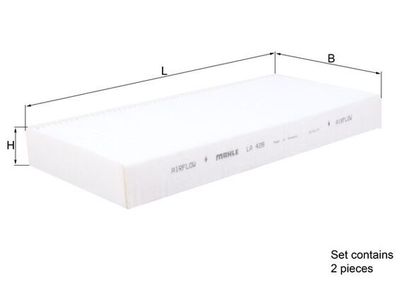 Filter, cabin air KNECHT LA 426/S