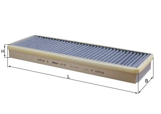 KNECHT LA 43 Filter, cabin air