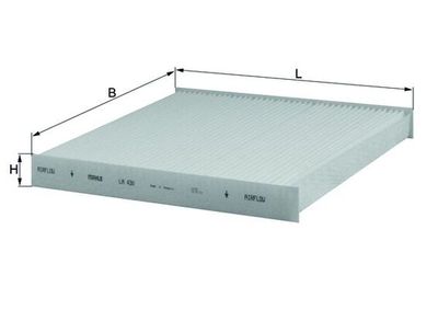Filter, cabin air KNECHT LA 430