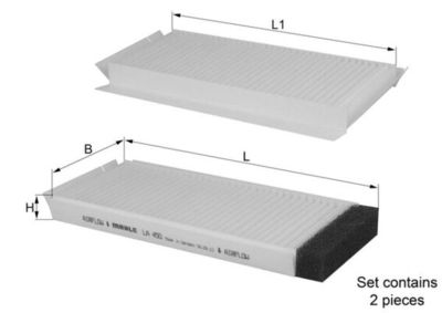 Filter, cabin air KNECHT LA 450/S