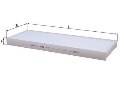 Filter, cabin air KNECHT LA 45