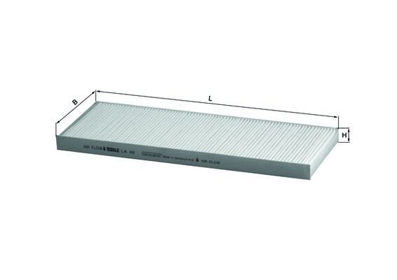 KNECHT LA 49 Filter, cabin air