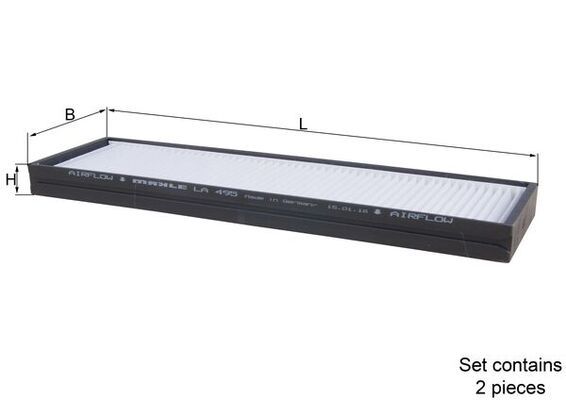 KNECHT LA 495/S Filter, cabin air