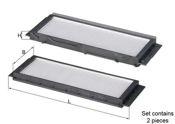 KNECHT LA 501/S Filter, cabin air