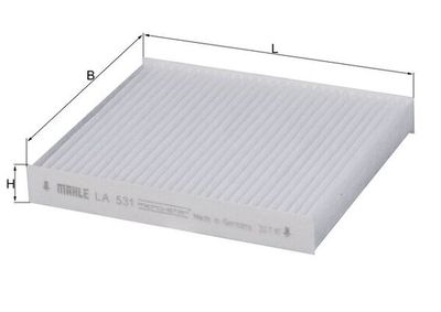 Filter, cabin air KNECHT LA 531