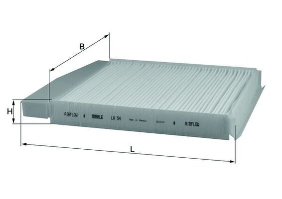 KNECHT LA 54 Filter, cabin air